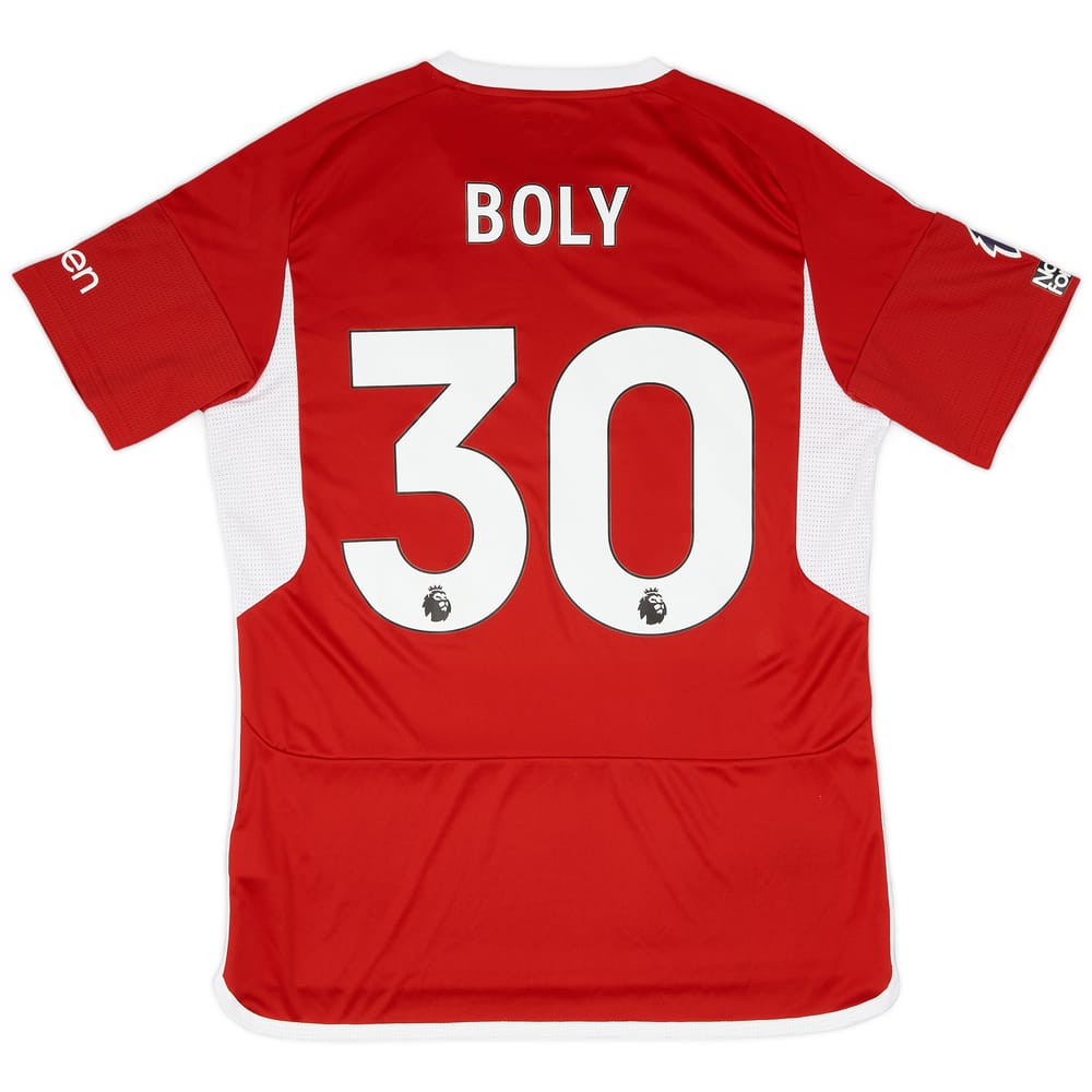 2023-24 Nottingham Forest Match Issue Home Shirt Boly #30