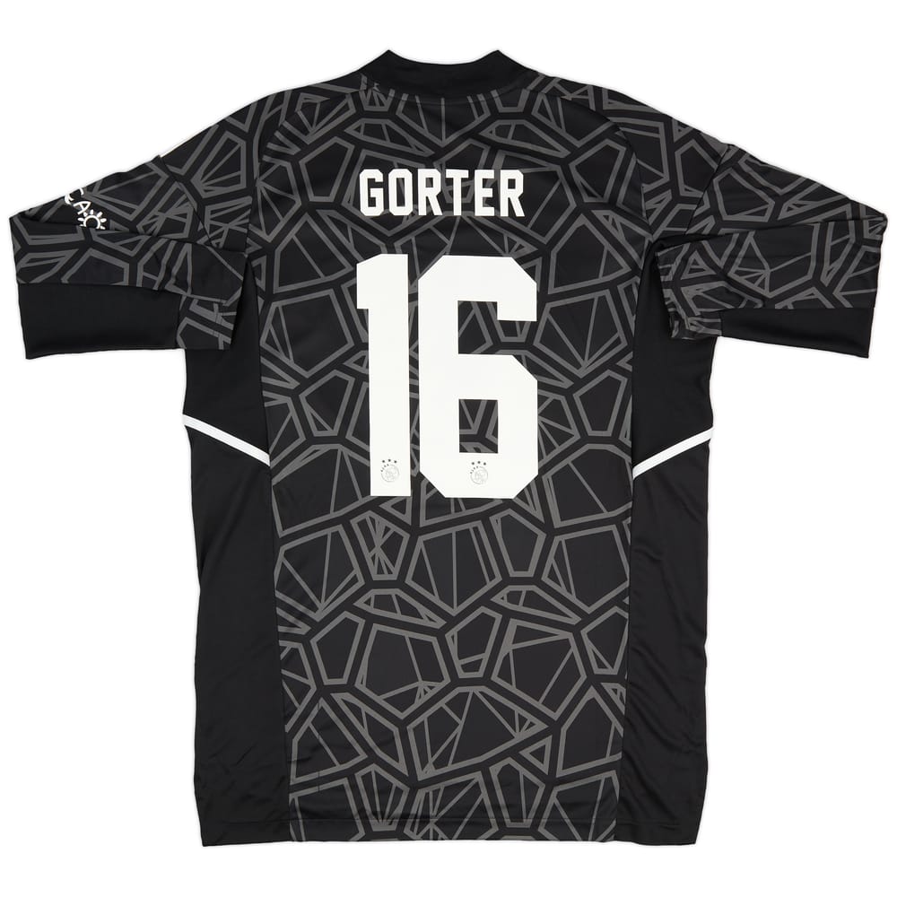 2022-23 Ajax Match Issue Europa League GK Shirt Gorter #16