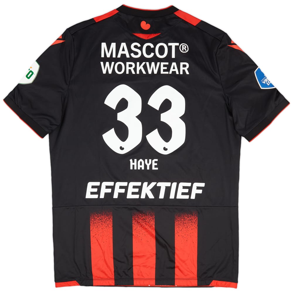2022-23 Heerenveen Match Issue Away Shirt Haye #33