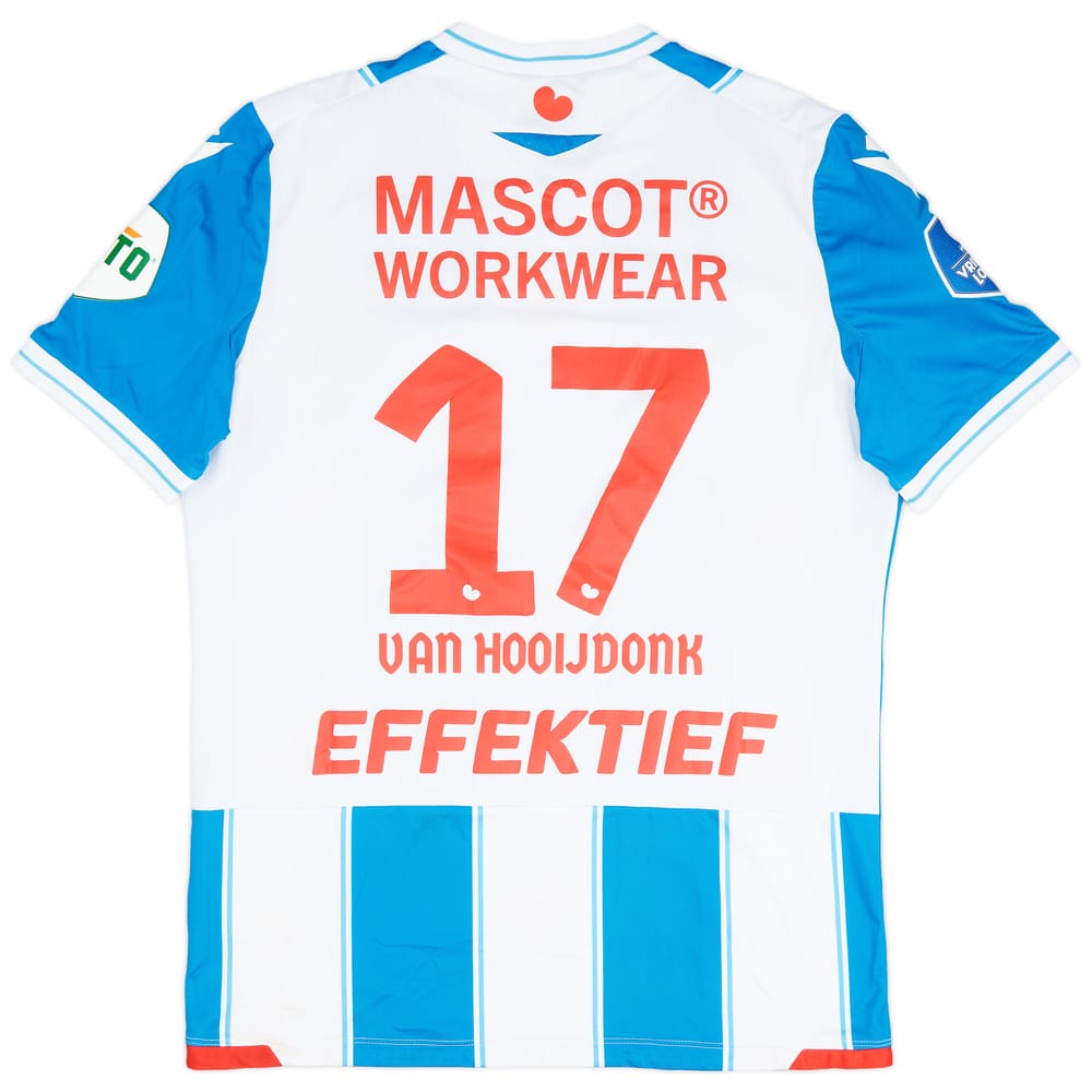 2022-23 Heerenveen Match Issue Home Shirt van Hooijdonk #17