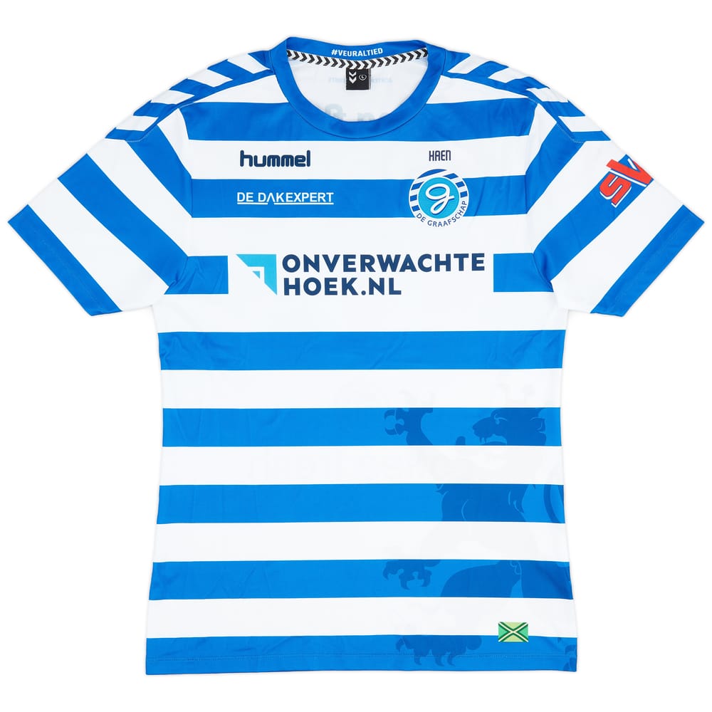 2022-23 De Graafschap Match Issue Home Shirt #17 (Haen)