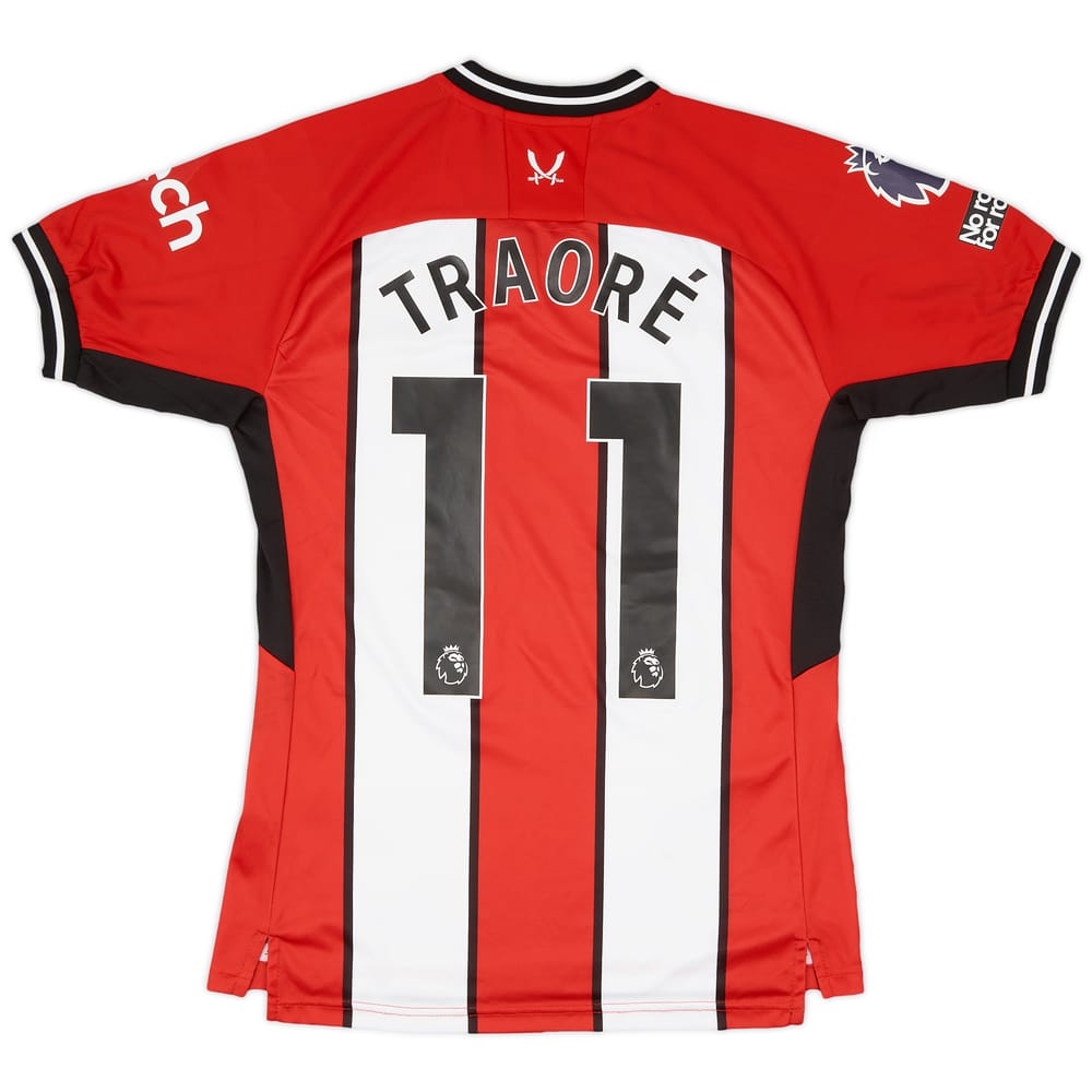 2023-24 Sheffield United Match Issue Home Shirt Traore #11