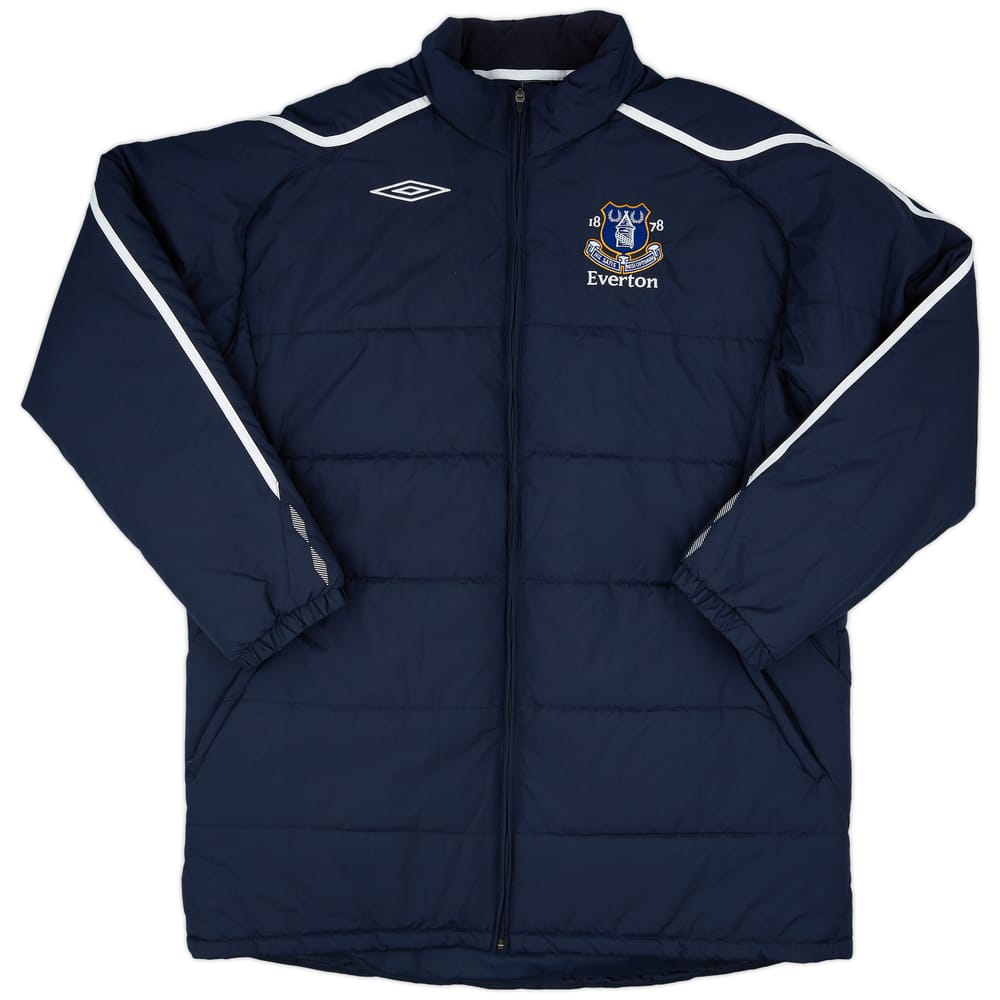 2008-09 Everton Umbro Padded Bench Coat - 9/10 - (XXL)