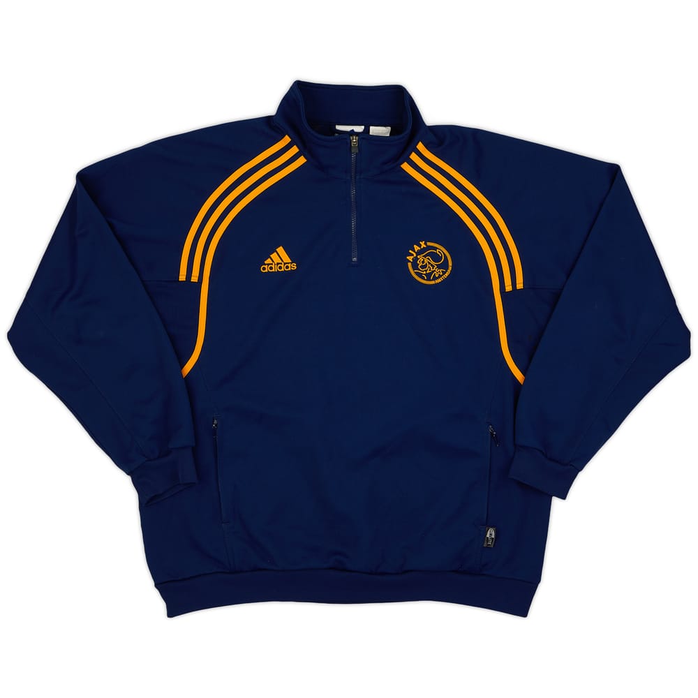 2000-01 Ajax adidas 1/4 Zip Sweat Top - 8/10 - (XXL)