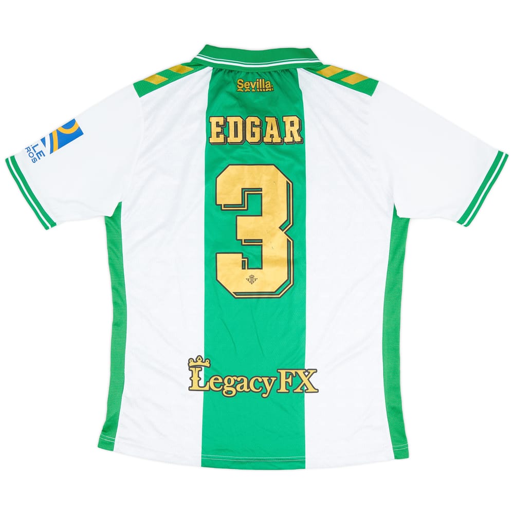 2022-23 Real Betis Match Issue Fourth Shirt Edgar #3