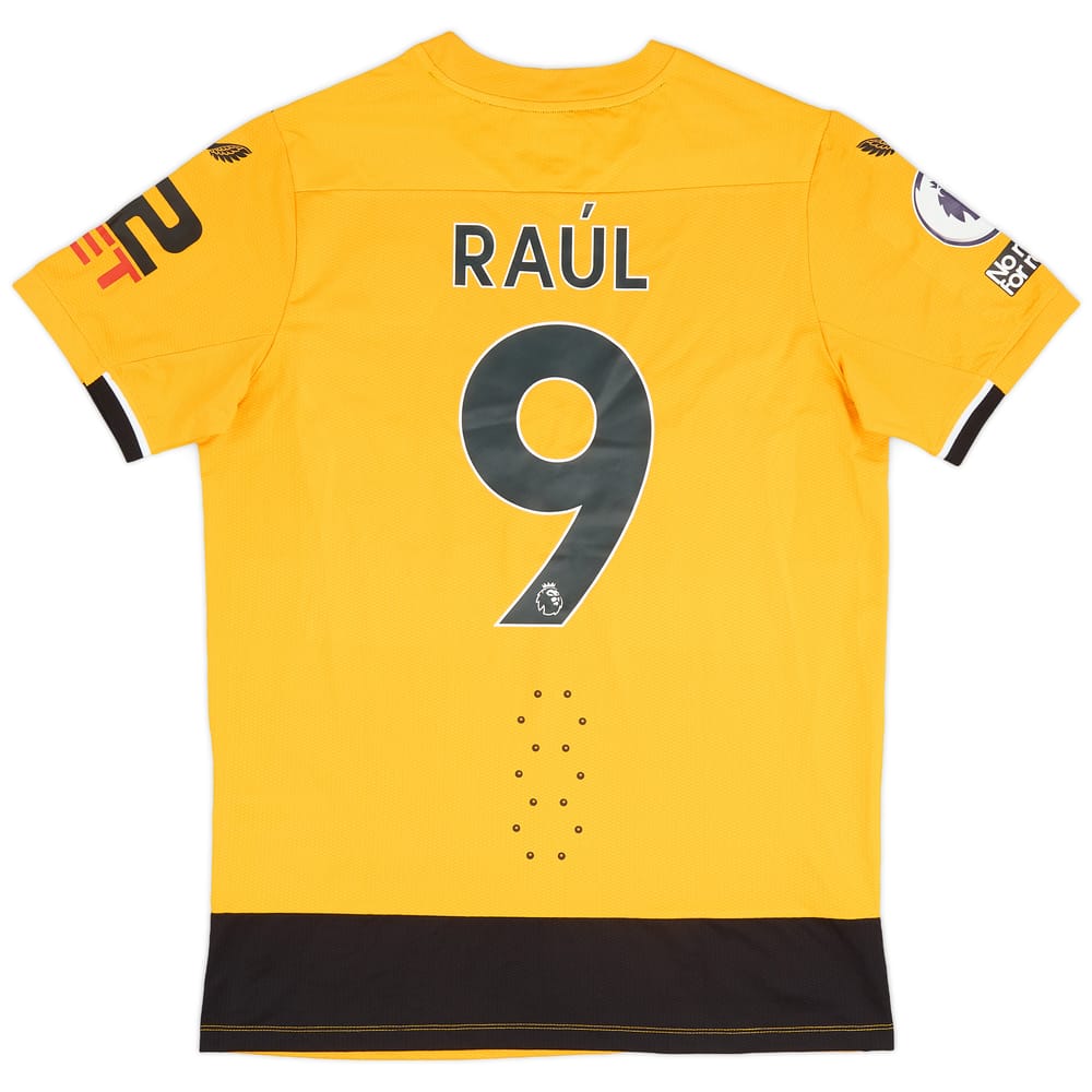 2022-23 Wolves Match Issue Home Shirt Raúl #9