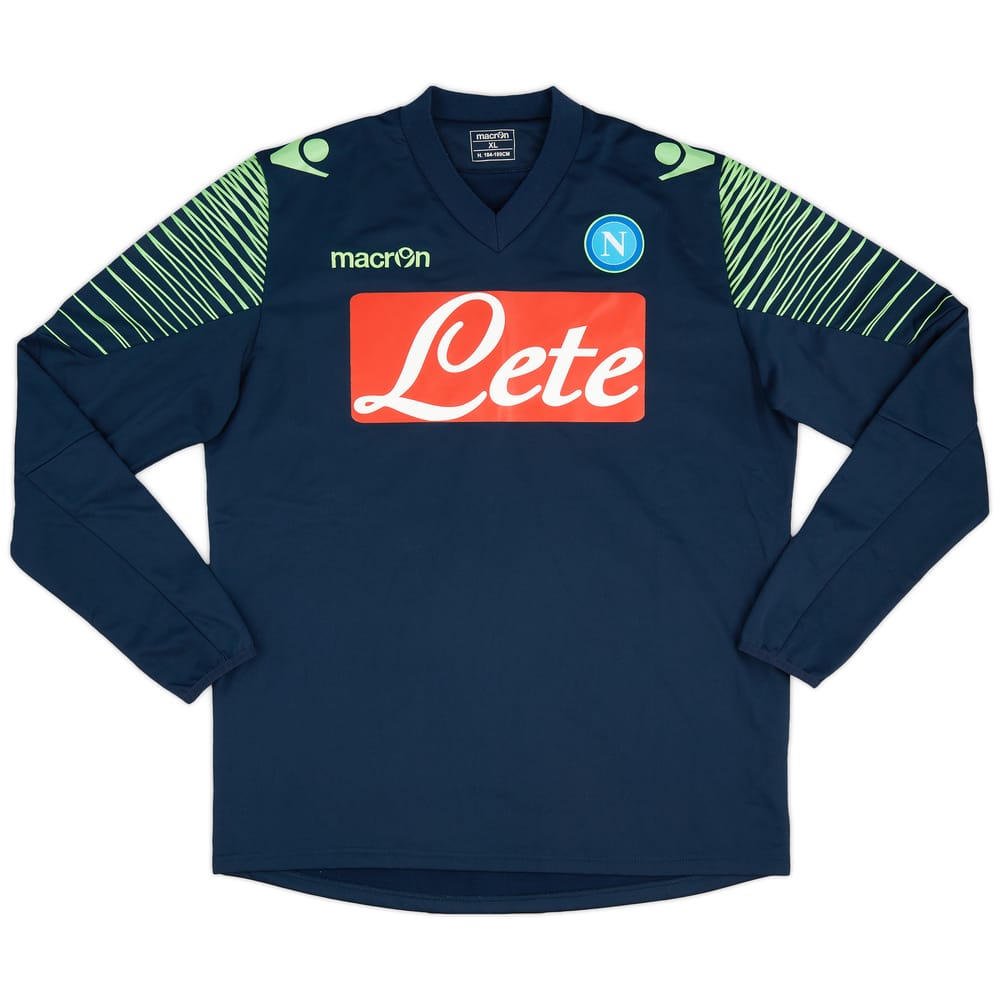 2014-15 Napoli Macron Sweat Top - 9/10 - (XL)