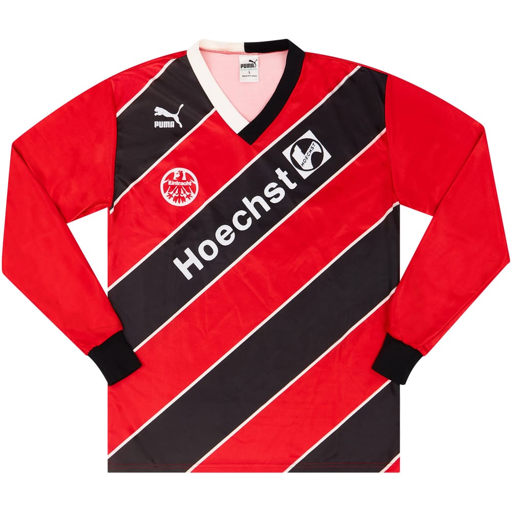1988-89 Eintracht Frankfurt Home L/S Shirt #2