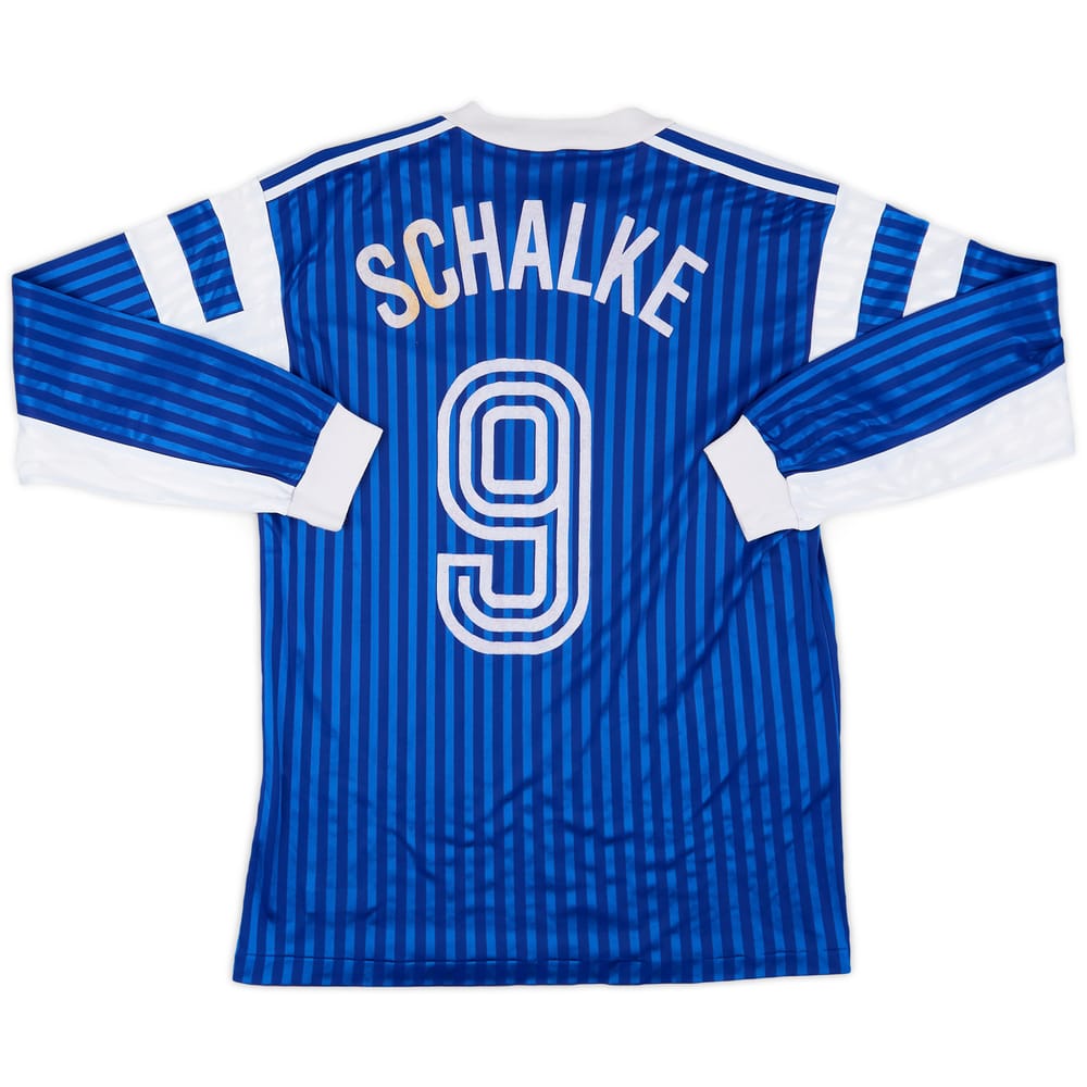 1988-89 Schalke Match Issue Home Shirt #9