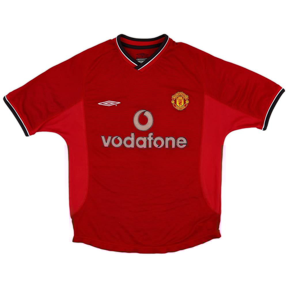2000-02 Manchester United Home Shirt - 3/10 - (Y)