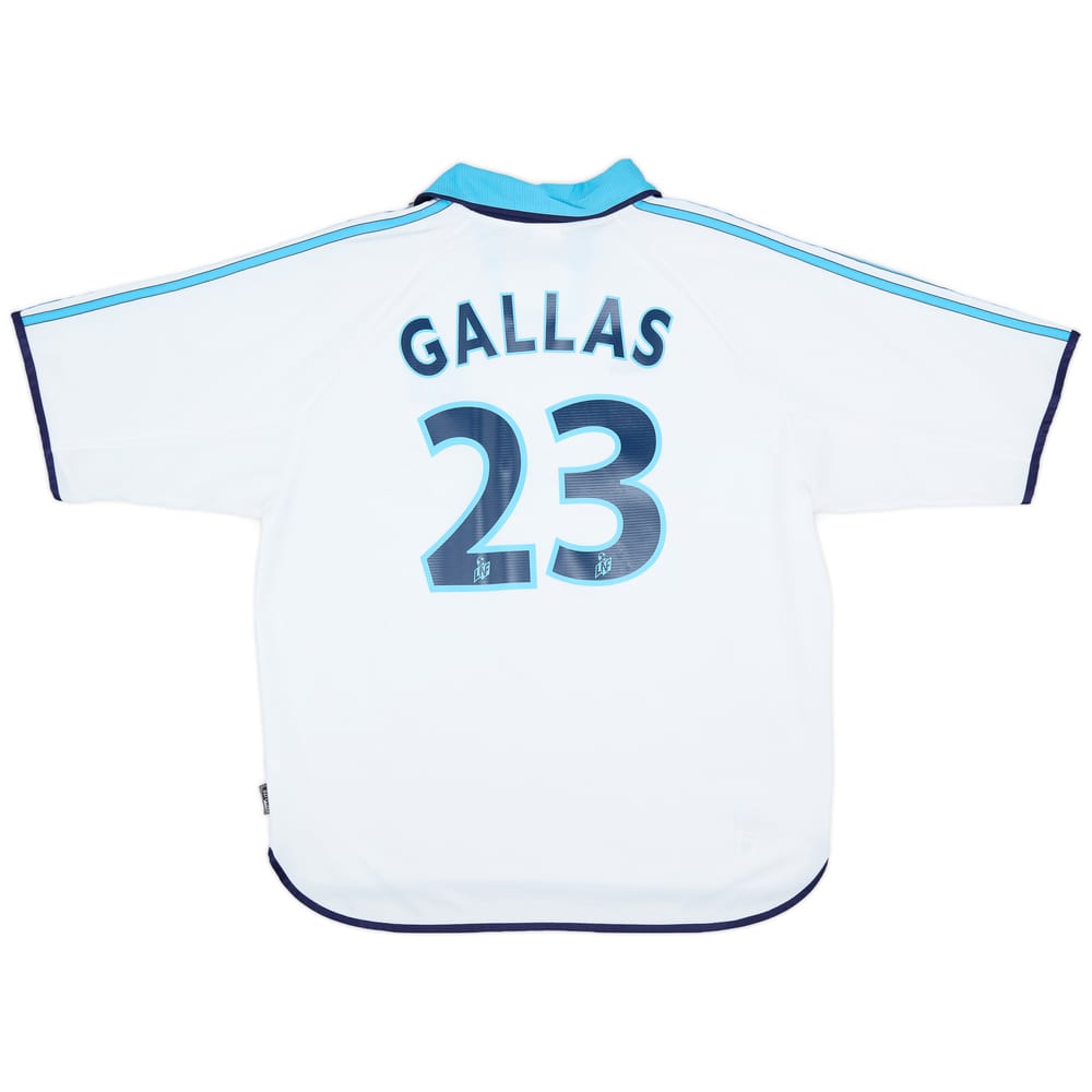 1998-99 Olympique Marseille Home Shirt Gallas #23 - 9/10 - (XL)