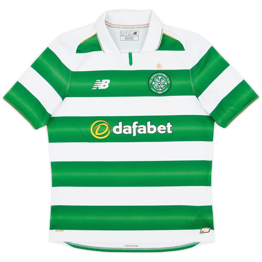 2016-17 Celtic Home Shirt - 8/10 - (M)