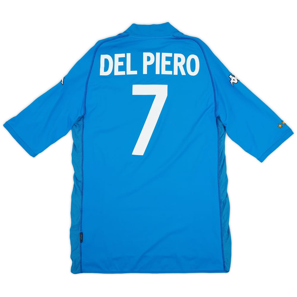 2002 Italy Home Shirt Del Piero #7 - 7/10 - (3XL)