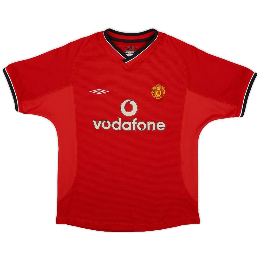 2000-02 Manchester United Home Shirt - 6/10 - (M.Boys)