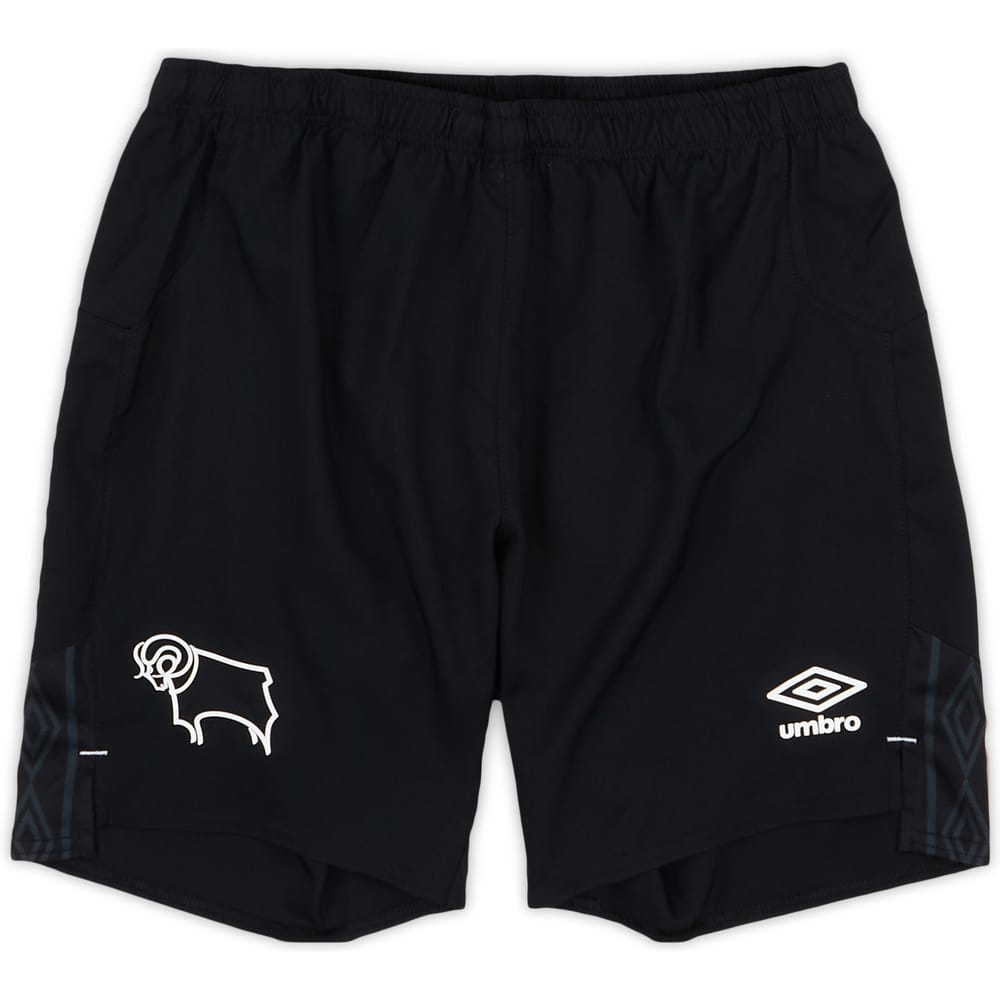 2020-21 Derby County Umbro Training Shorts - 9/10 - (KIDS)