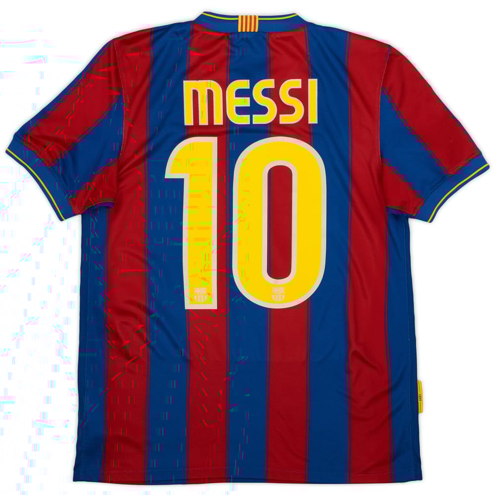2009-10 Barcelona Home Shirt Messi #10 - 9/10 - (S)