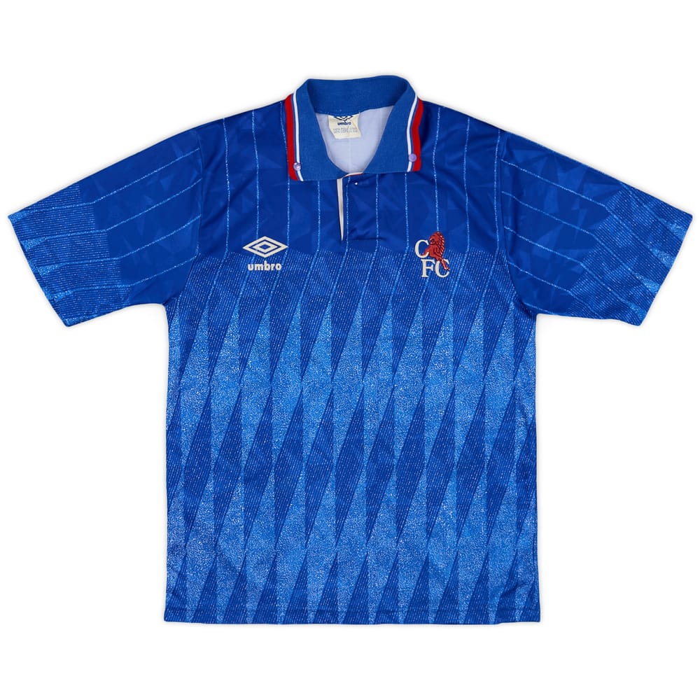 1989-91 Chelsea Home Shirt - 9/10 - (10-11 Years)