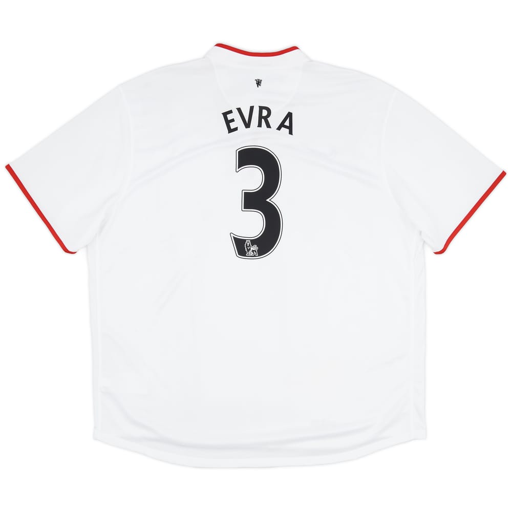 2012-14 Manchester United Away Shirt Evra #3 - 7/10 - (3XL)