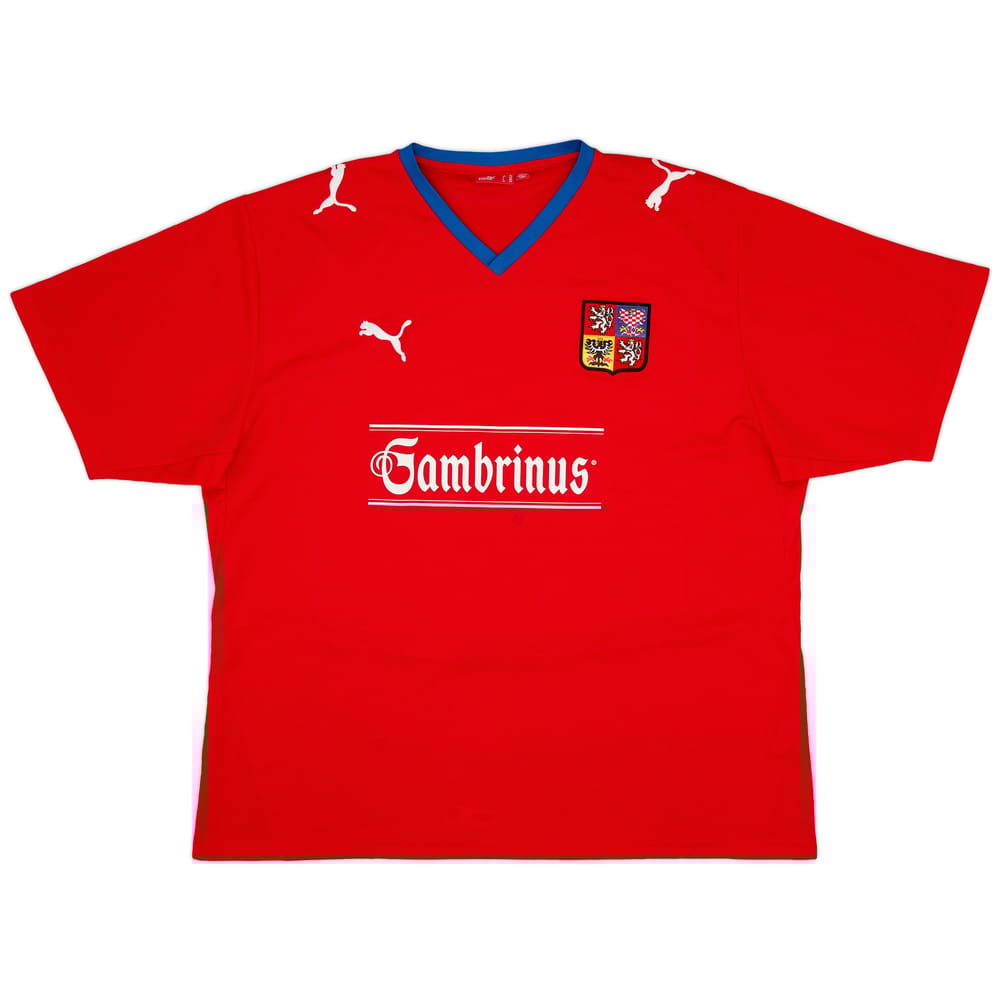 2008-09 Czech Republic Basic Home Shirt - 7/10 - (XXL)