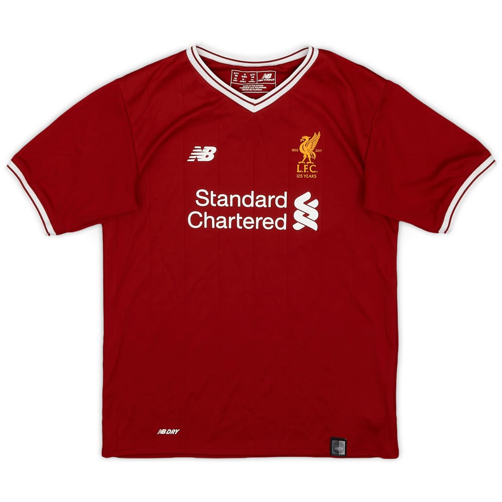 2017-18 Liverpool 125 Years Home Shirt - 8/10 - (6-7 Years)