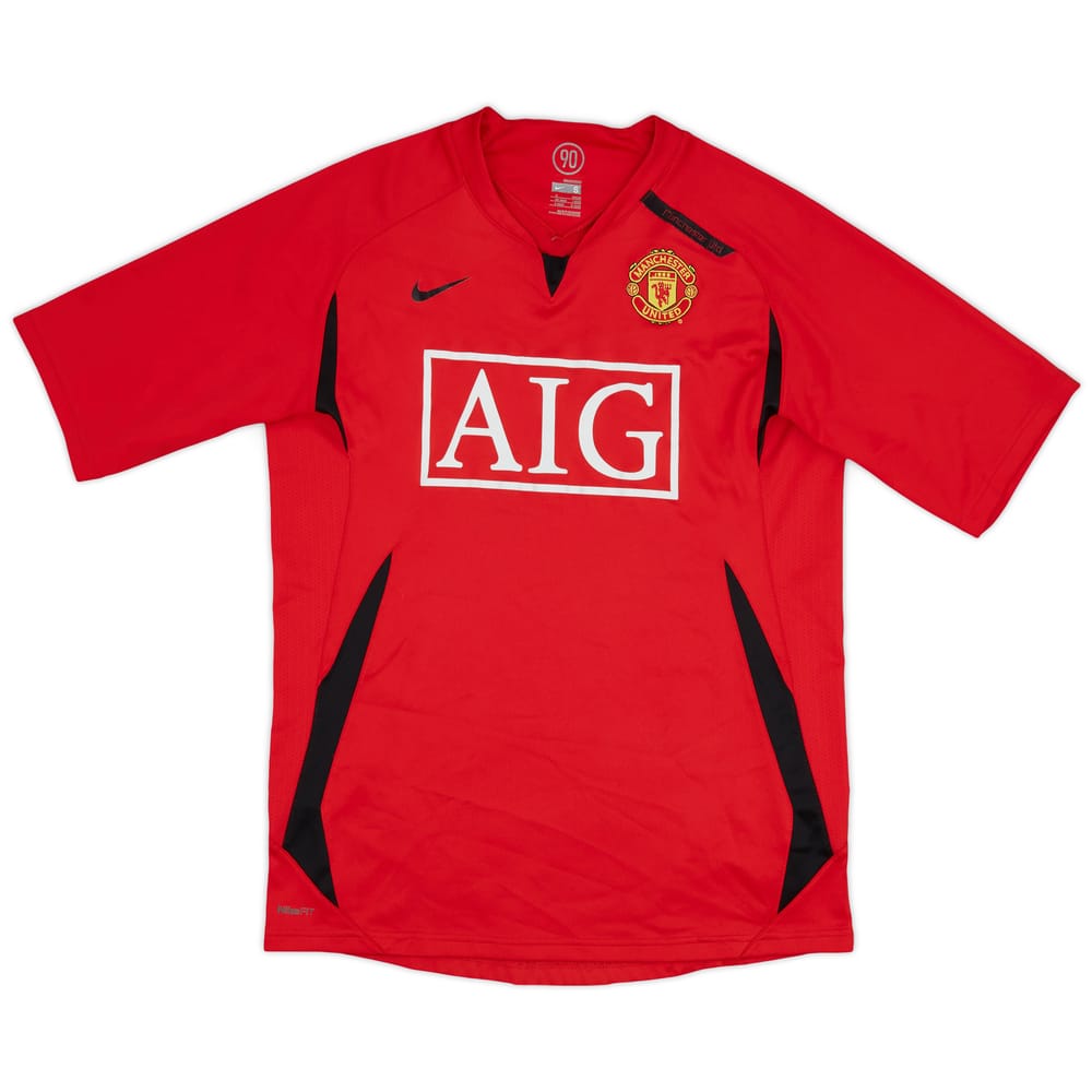 2007-08 Manchester United Nike Training Shirt - 6/10 - (S)