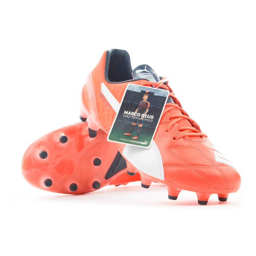 Puma EvoSPEED 1.4 Leather Football Boots - FG (UK 8.5)