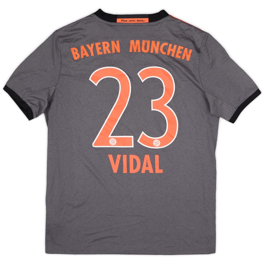 2016-17 Bayern Munich Away Shirt Vidal #23 - 8/10 - (XL.Boys)