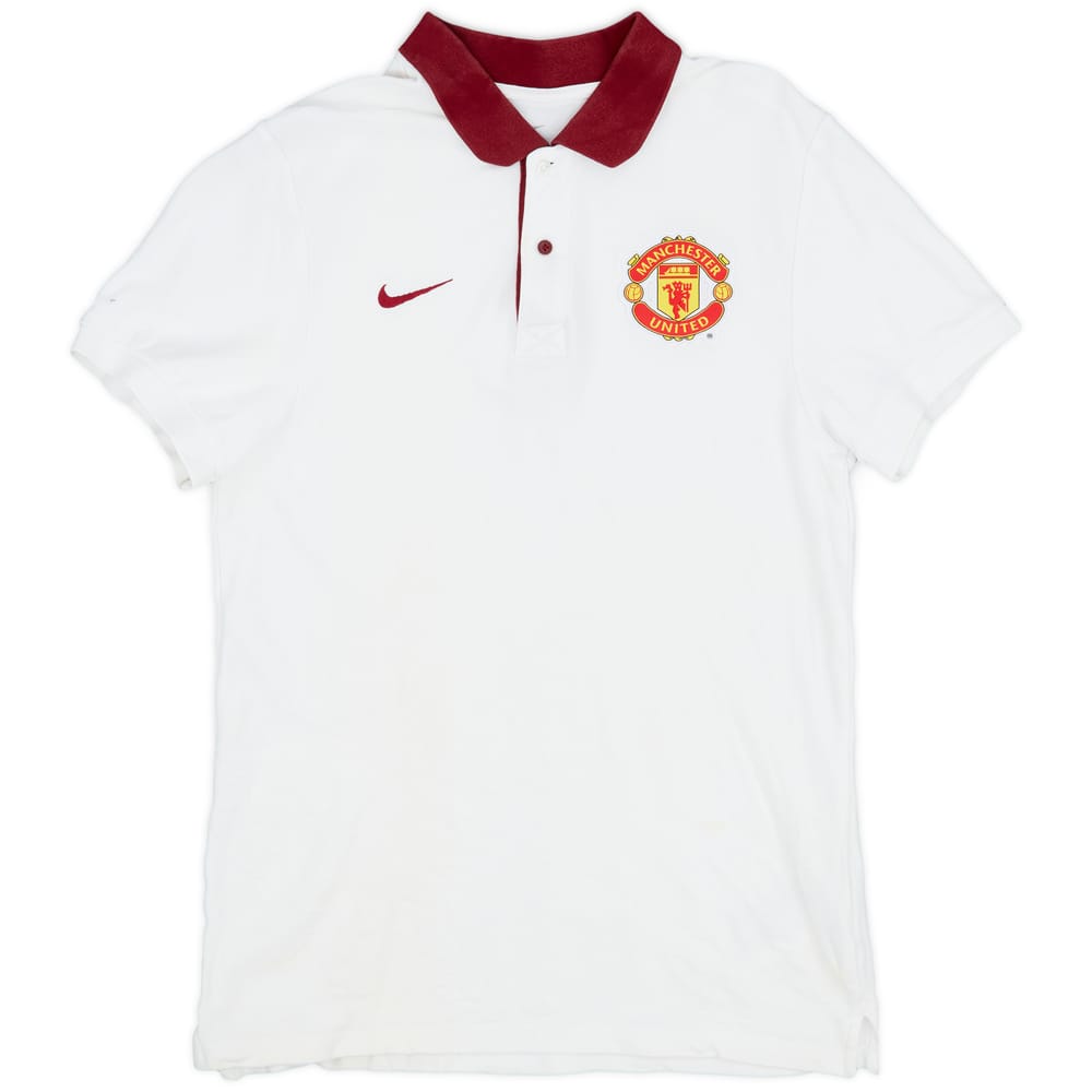 2013-14 Manchester United Nike Polo Shirt - 7/10 - (S)