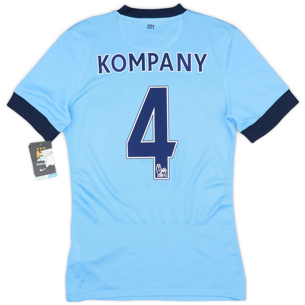 2014-15 Manchester City Authentic Home Shirt Kompany #4 (S)