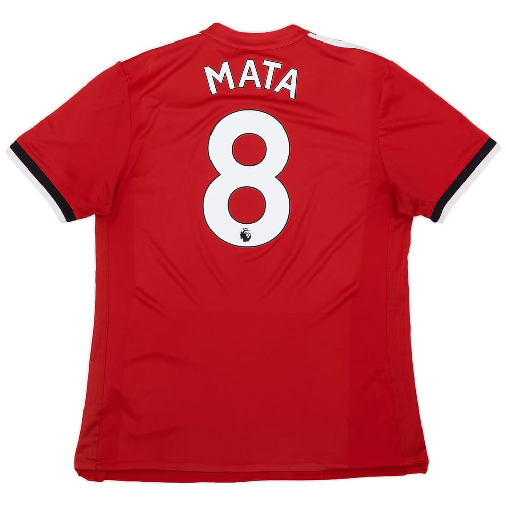 2017-18 Manchester United Home Shirt Mata #8 - 6/10 - (L)