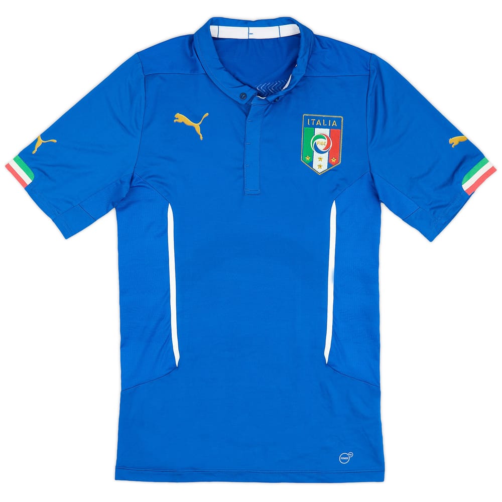 2014-15 Italy Authentic Home Shirt - 9/10 - (XL)