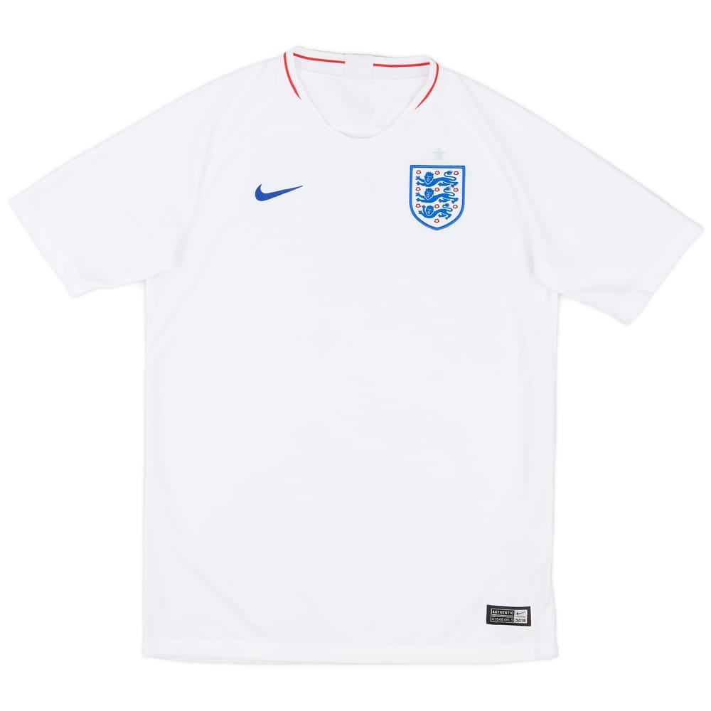 2018-19 England Home Shirt - 9/10 - (XL.Boys)