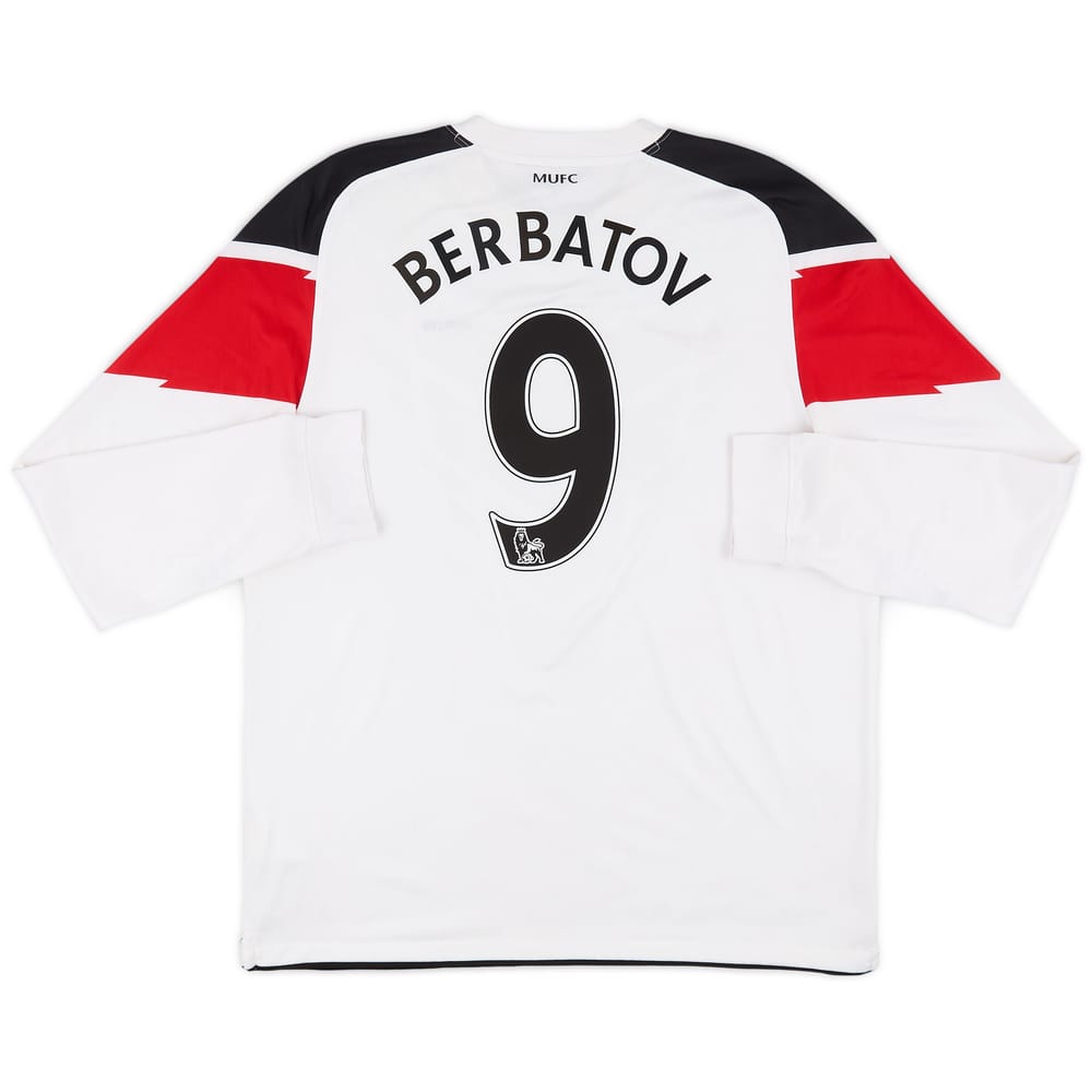 2010-12 Manchester United Away L/S Shirt Berbatov #9 - 9/10 - (L)