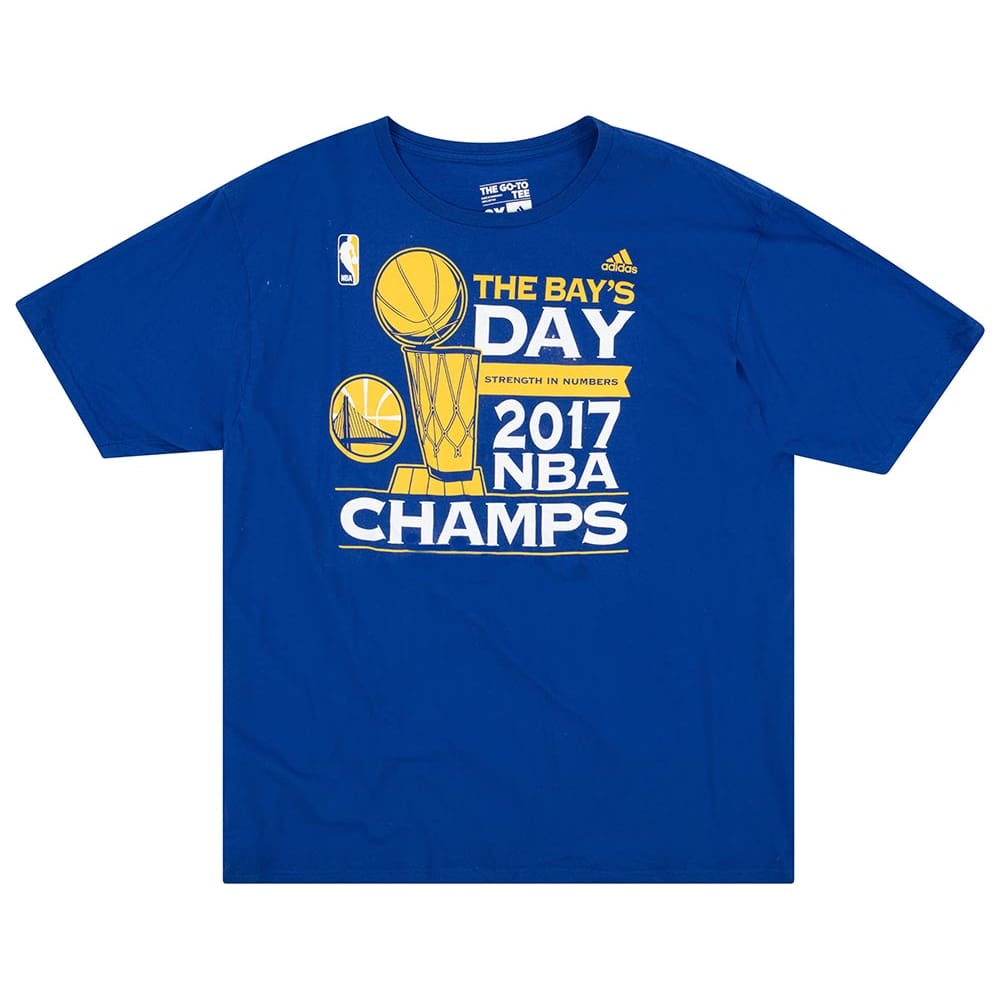 2017 Golden State Warriors Champions adidas Tee XXL