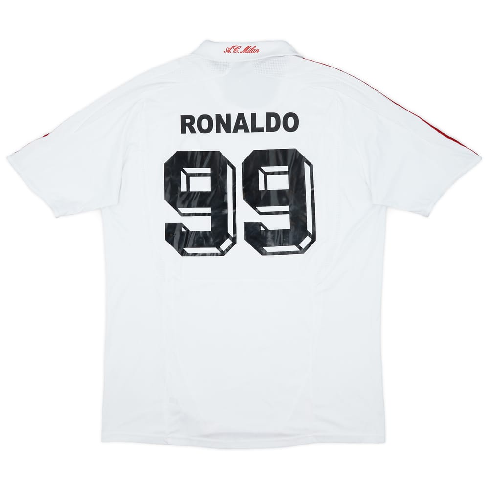 2007-08 AC Milan Away Shirt Ronaldo #99 - 4/10 - (XXL)