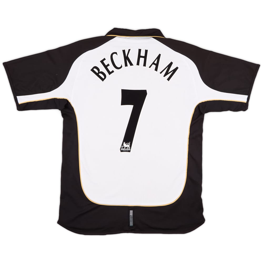 2001-02 Manchester United Centenary Away/Third Shirt Beckham #7 - 8/10 - (L)
