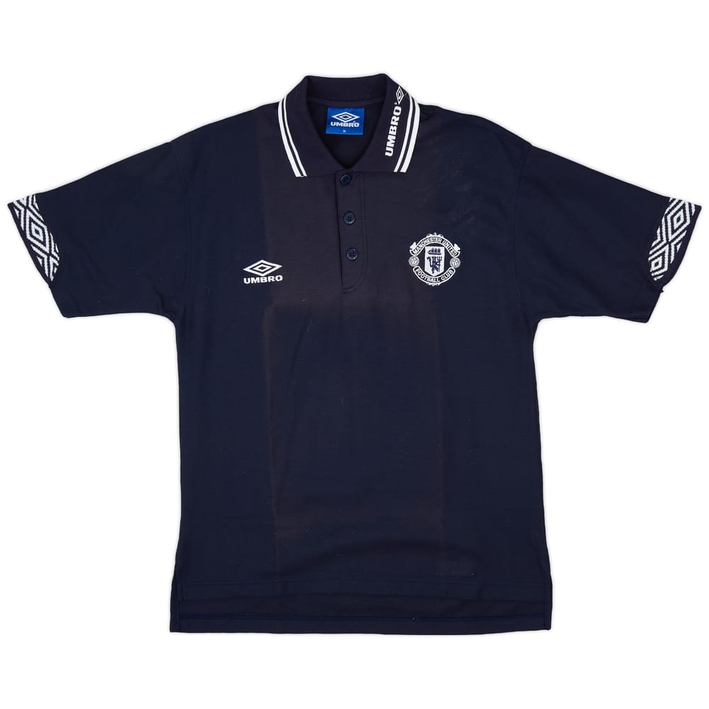 1996-97 Manchester United Umbro Polo Shirt - 5/10 - (M)