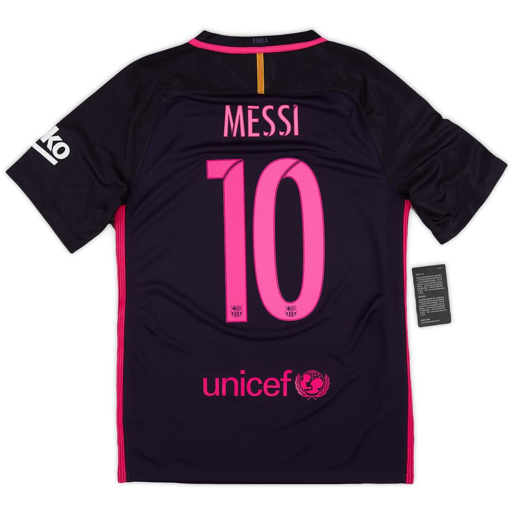 2016-17 Barcelona Away Shirt Messi #10 (S)