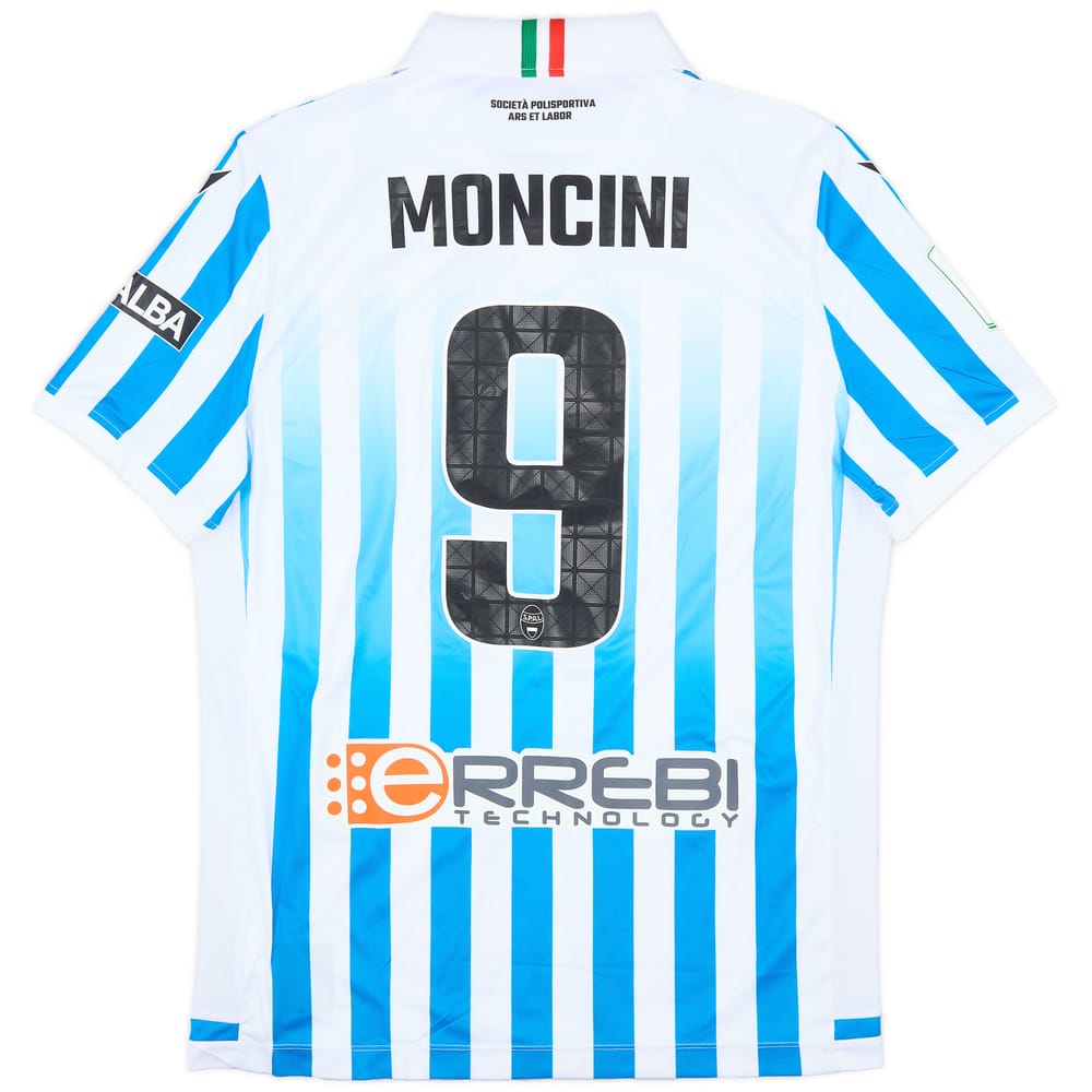 2022-23 SPAL Match Worn Home Shirt Moncini #9