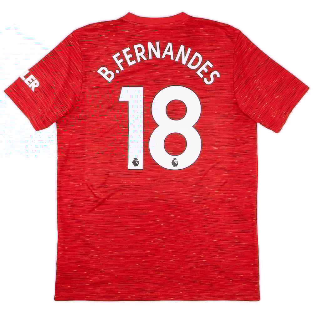 2020-21 Manchester United Home Shirt B.Fernandes #18 - 7/10 - (L)