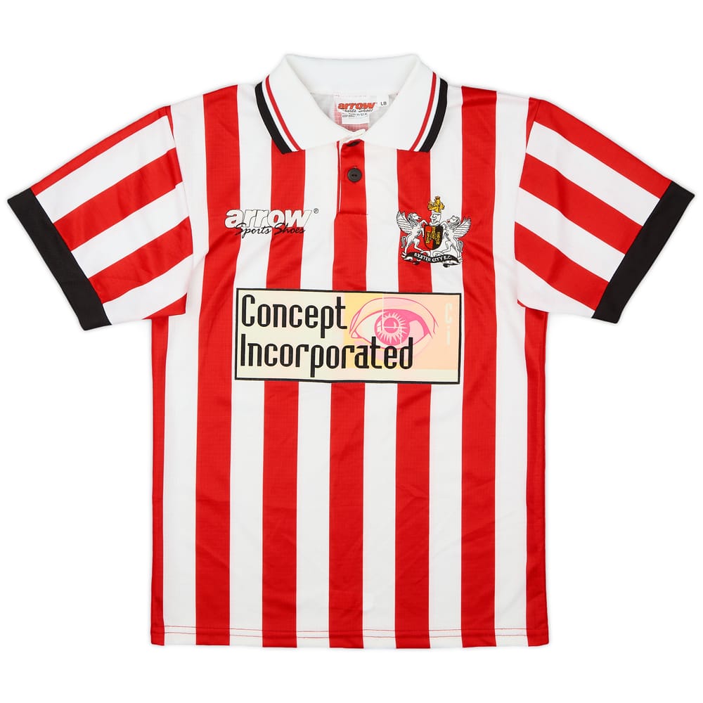 1997-98 Exeter City Home Shirt - 9/10 - (L.Boys)