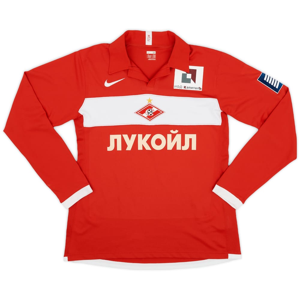 2009 Spartak Moscow Home L/S Shirt - 7/10 - (M)