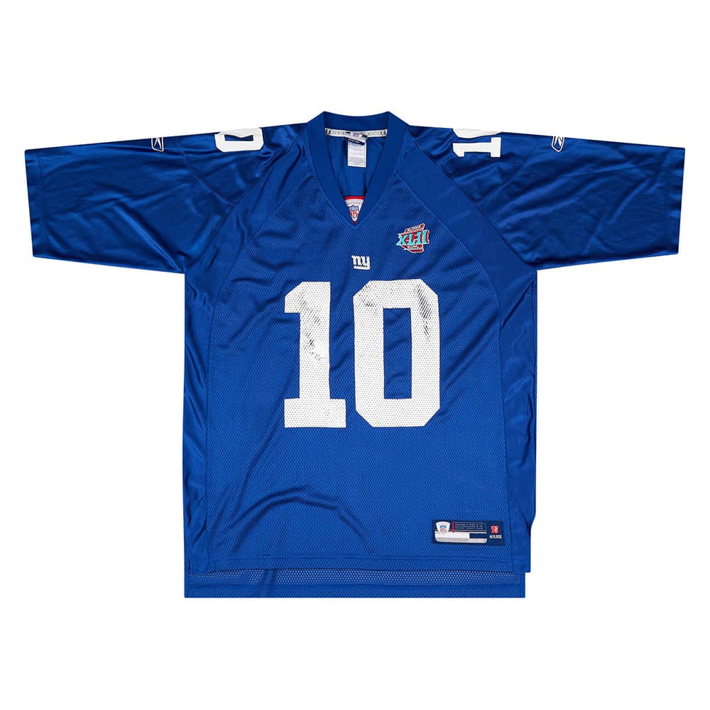 2008 New York Giants Manning #10 Reebok On Field Jersey (Home) XL