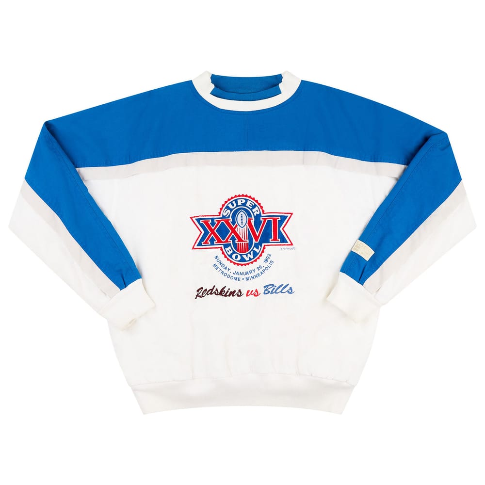 1990 Super Bowl XXVI Logo 7 Sweat Top XL