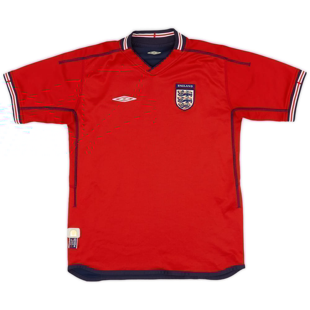 2002-04 England Away Shirt - 8/10 - (XL.Boys)