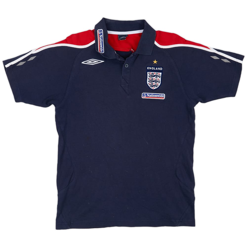 2002-03 England Umbro Polo Shirt - 8/10 - (M)