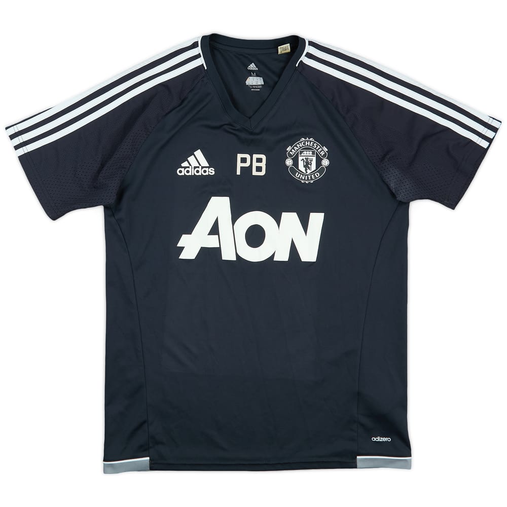2017-18 Manchester United adidas Staff Issue Training Shirt PB - 7/10 - (M)