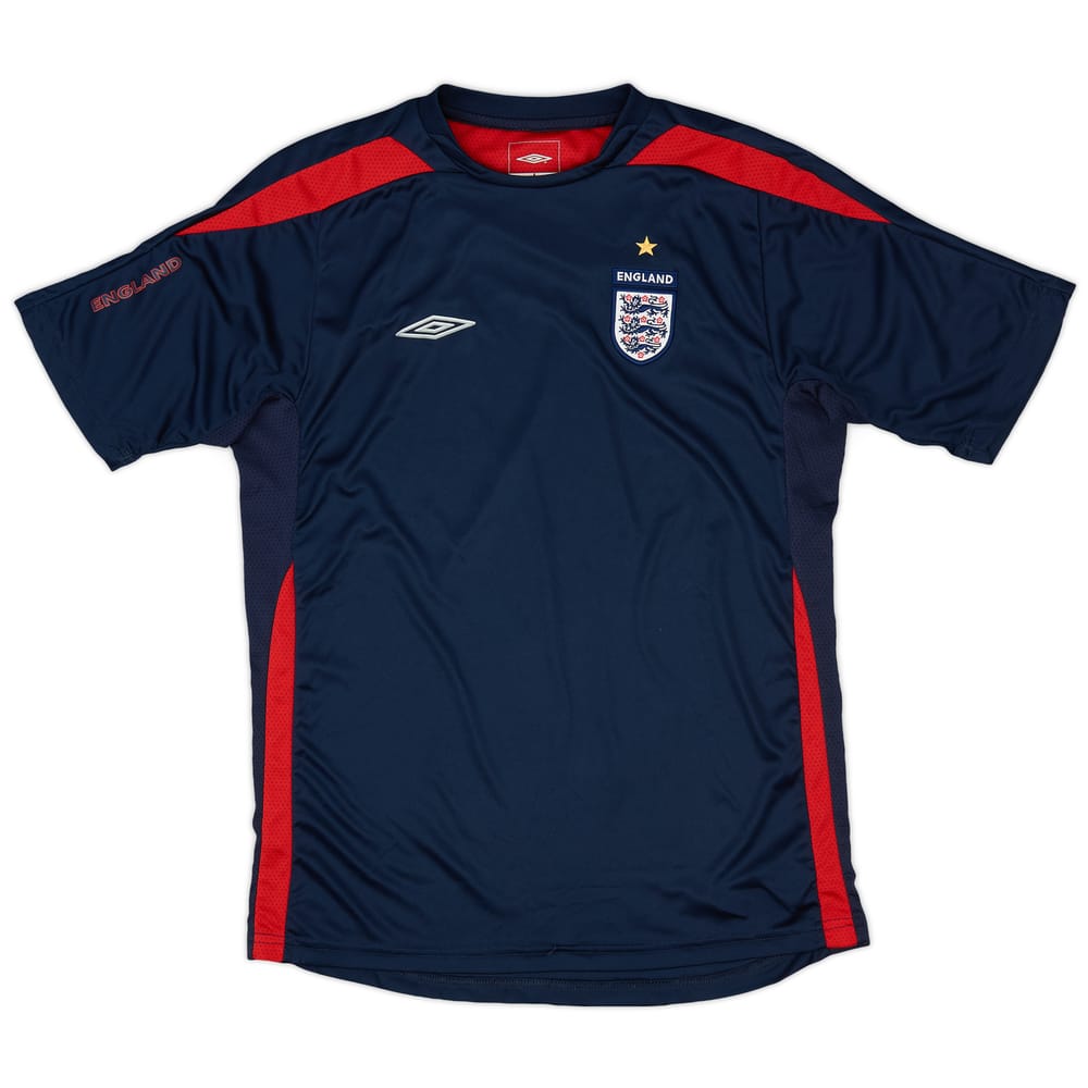 2004-05 England Umbro Training Shirt - 6/10 - (XL.Boys)
