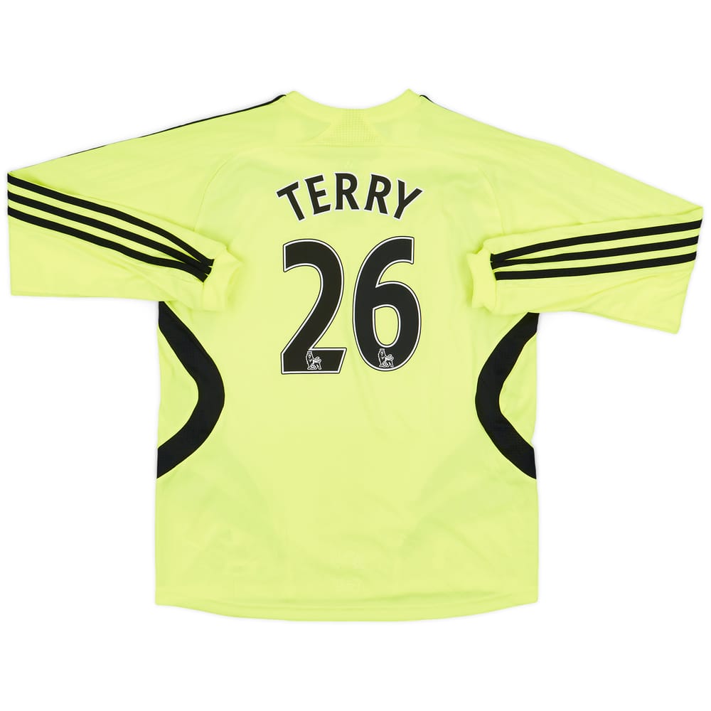 2007-08 Chelsea Away L/S Shirt Terry #26 - 8/10 - (M.Boys)