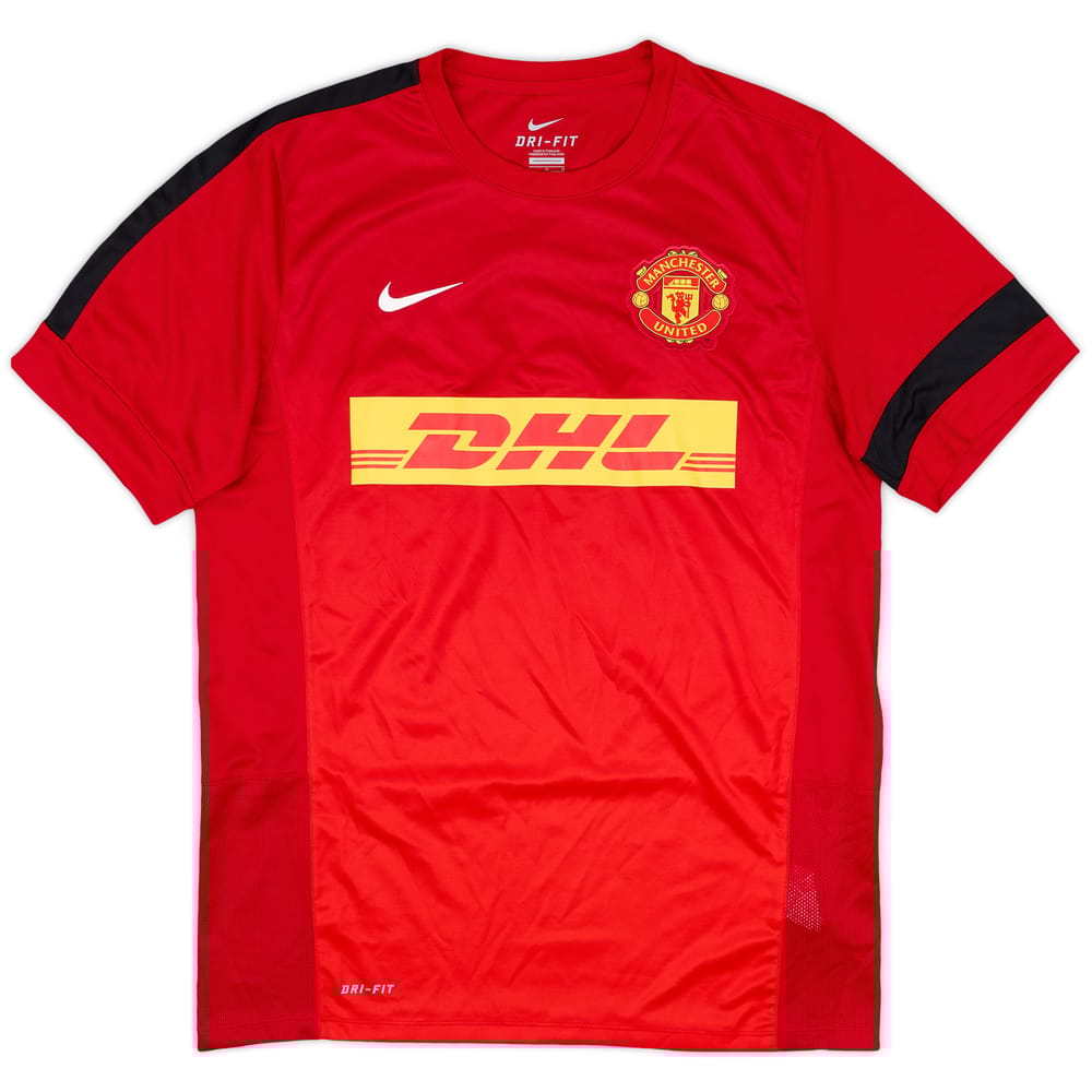 2013-14 Manchester United NIke Training Shirt - 10/10 - (L)